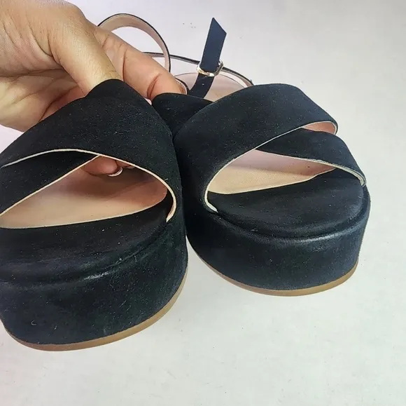 🌸Kate Spade | Suede Platform Sandals size 10