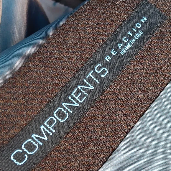 Kenneth Cole Reaction Men's Pure Worsted Wool Luxury (3) Blazer Sport Coat