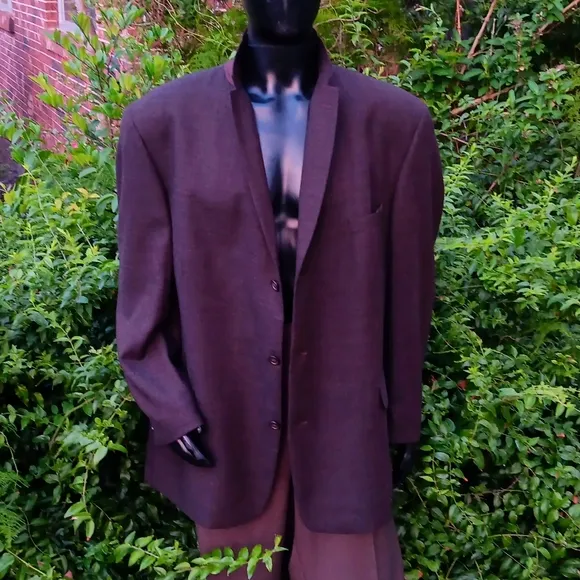 Kenneth Cole Reaction Men's Pure Worsted Wool Luxury (3) Blazer Sport Coat