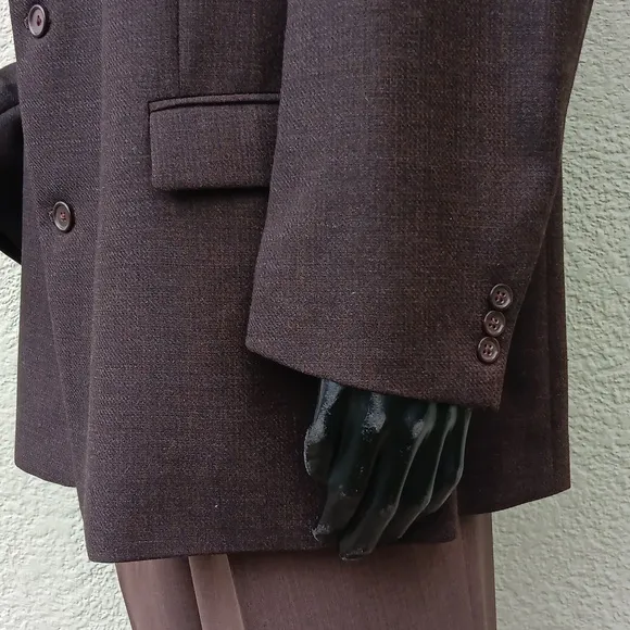 Kenneth Cole Reaction Men's Pure Worsted Wool Luxury (3) Blazer Sport Coat