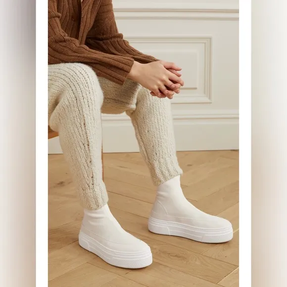 KHAITE Ludlow nylon high-top shoes