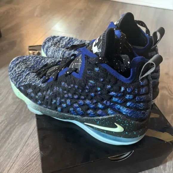 Kids Blue and Black Athletic Shoes