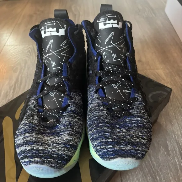 Kids Blue and Black Athletic Shoes