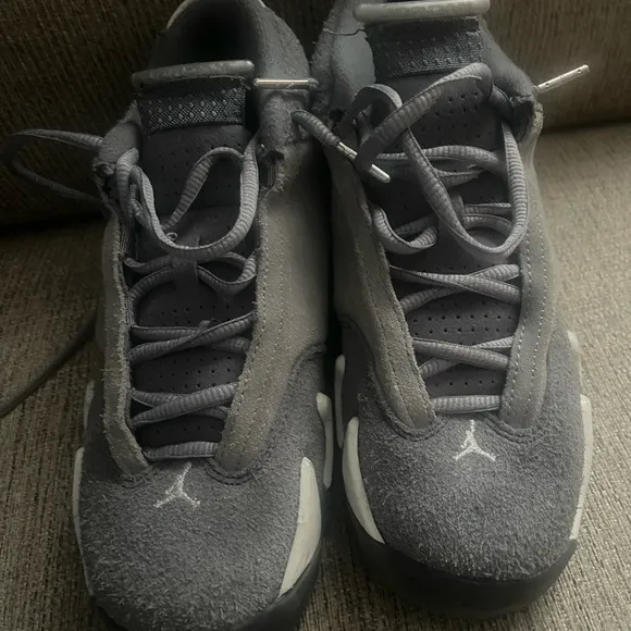 Kids Grey Jordan Shoes