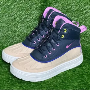 Kids Nike Woodside 2 ACG High Sanddrift Obsidian Boots