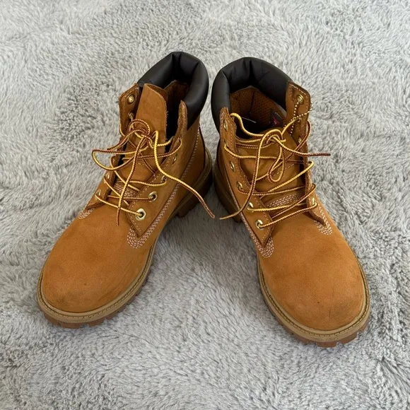 Kids Tan Timberland Boots - 3.5Y