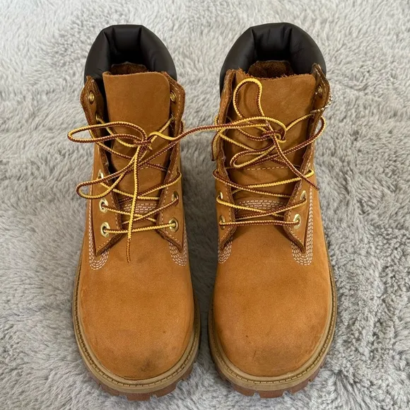 Kids Tan Timberland Boots - 3.5Y