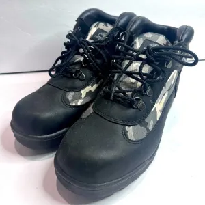 Kids Timberland Black Camouflage Shoes sz.7y