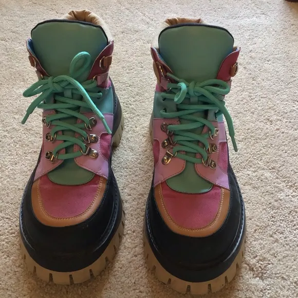 KOI PEACE CRAFT COLORBLOCK BOOTS