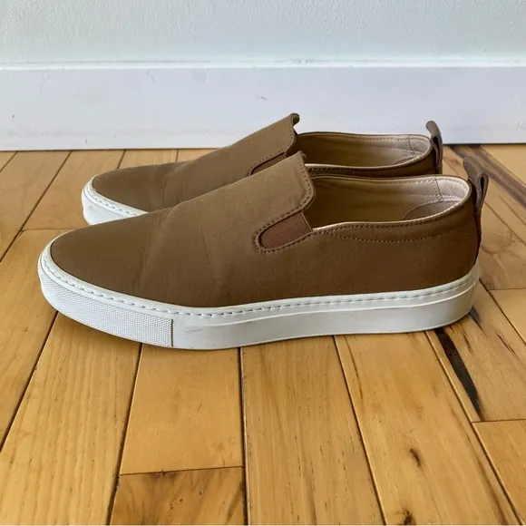Koio Italian Crafted Tan Garuda Slip On Shoes Men Size 9 Italian Luxury shoe