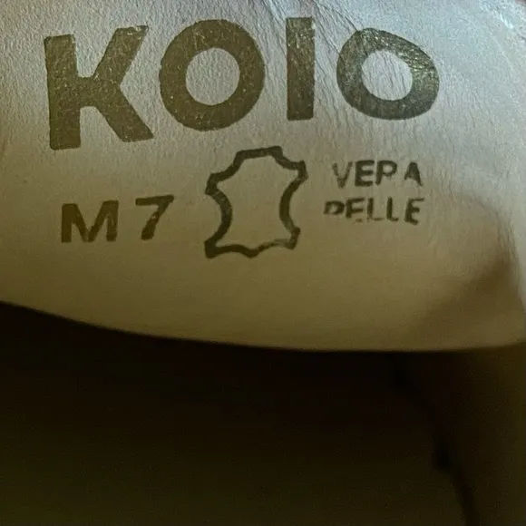 Koio Italian Crafted Tan Garuda Slip On Shoes Men Size 9 Italian Luxury shoe