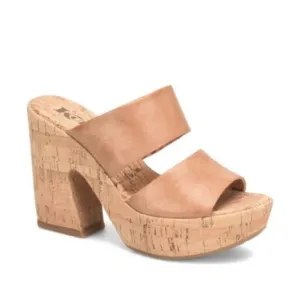 KORKS by KORK EASE Dezi Cork Platform Sandal in Tan Size 9