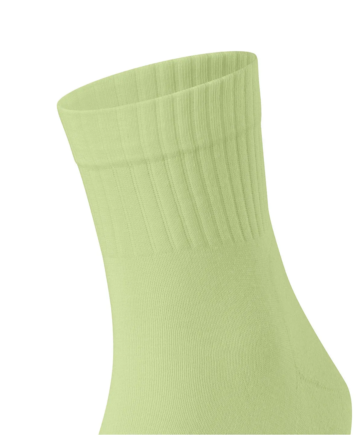 Korte Crewsocks met rib 16624 7498 Lemon