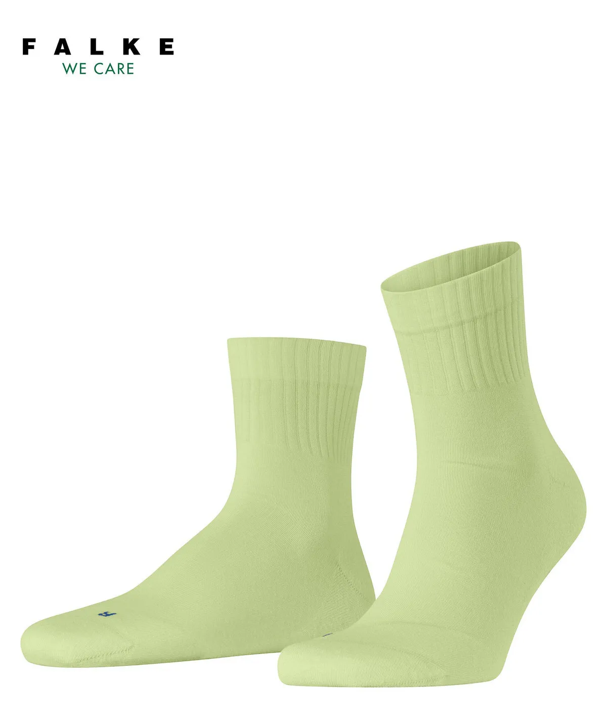 Korte Crewsocks met rib 16624 7498 Lemon
