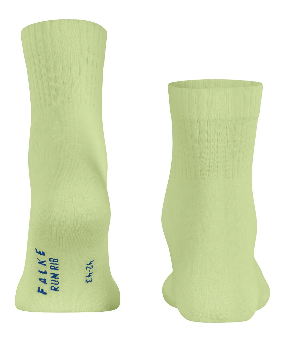Korte Crewsocks met rib 16624 7498 Lemon