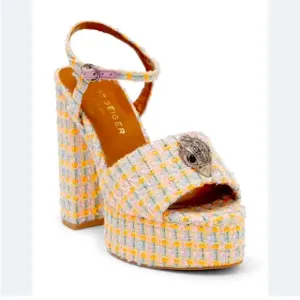 Kurt Geiger London Kensington Tweed Platform Sandals