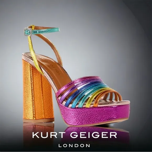 Kurt Geiger of London PIERRA Platform Sandals - READ DESCRIPTION FOR SIZING