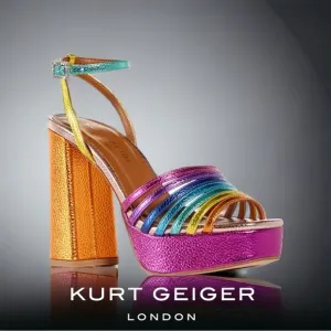 Kurt Geiger of London PIERRA Platform Sandals - READ DESCRIPTION FOR SIZING