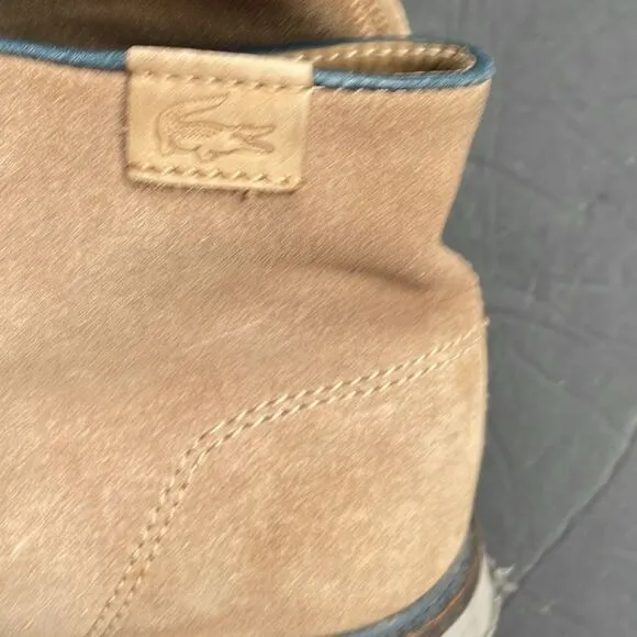 Lacoste  🐊 Mens Sherbrooke Hi boots in light brawn size 9.5