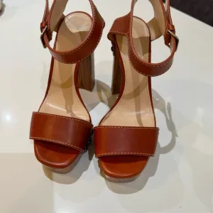 Lanvin Brown Leather Women's Sandals