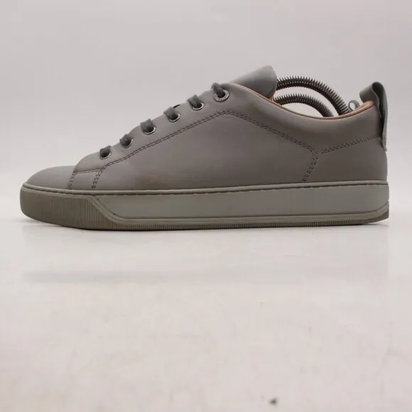 Lanvin Men's Size UK 7 Grey Leather Casual Sneakers Lace Up Shoes