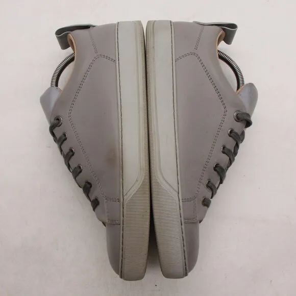 Lanvin Men's Size UK 7 Grey Leather Casual Sneakers Lace Up Shoes