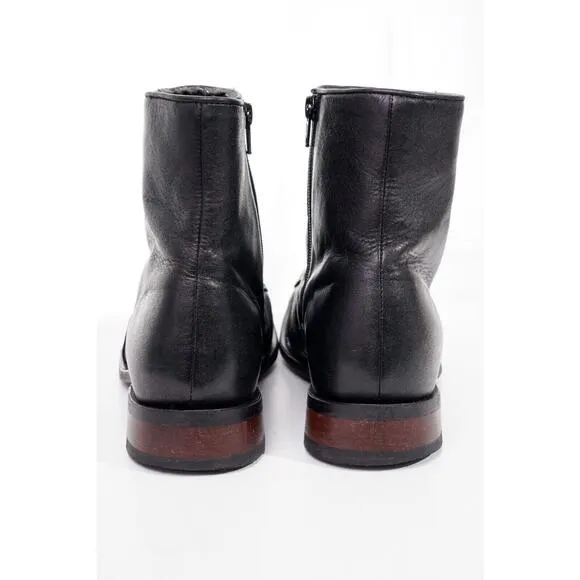 Laredo Richmond Black Leather Side Zip Boot Mens Sz 8.5D Shoes