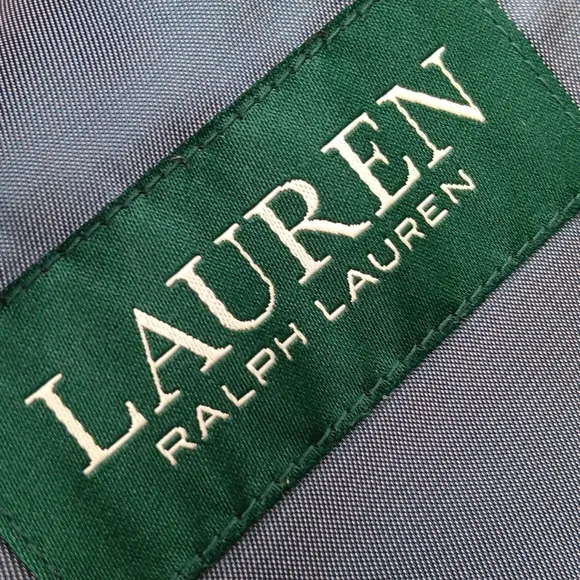 LAUREN, RL MEN'S WOOL, SILK,  LINEN BLEND PLAID (2) BUTTON LUXURY BLAZER