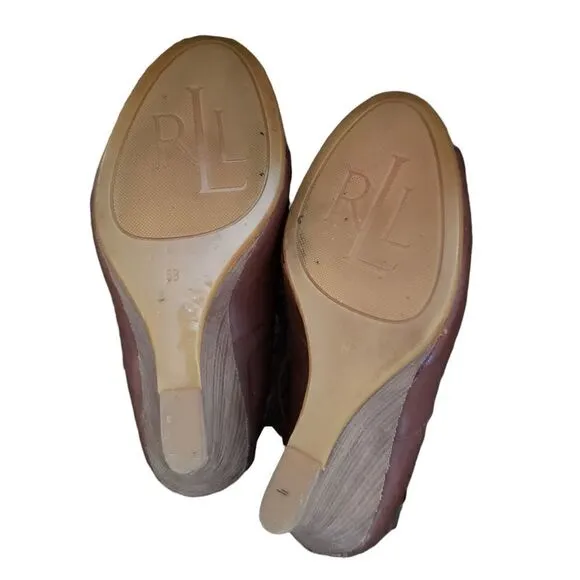 Lauren Ralph Lauren Hannie Wedge Pump Size 5B
