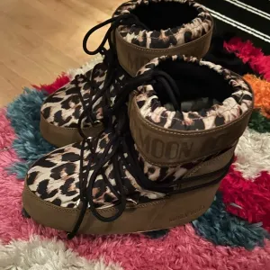 Leopard Print Boots Moon Boots