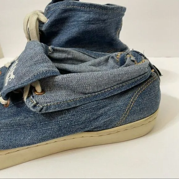 Levi’s Men’s Convertible Denim High Top Sneakers