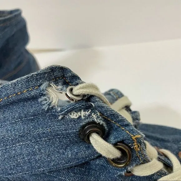 Levi’s Men’s Convertible Denim High Top Sneakers