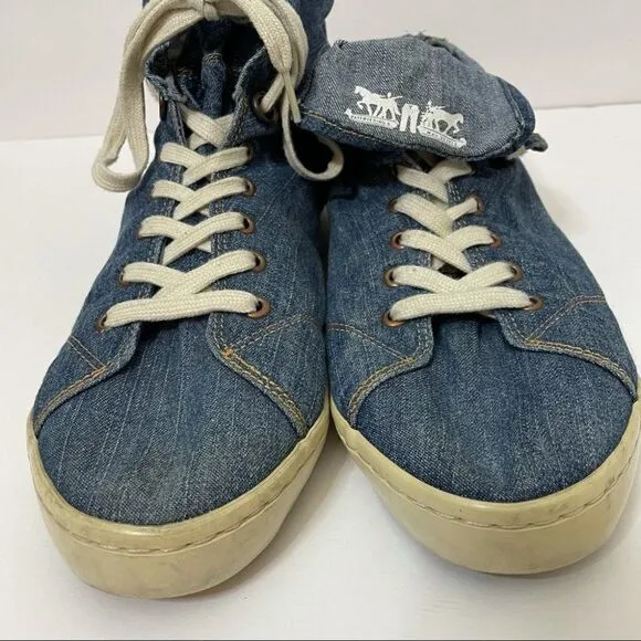 Levi’s Men’s Convertible Denim High Top Sneakers