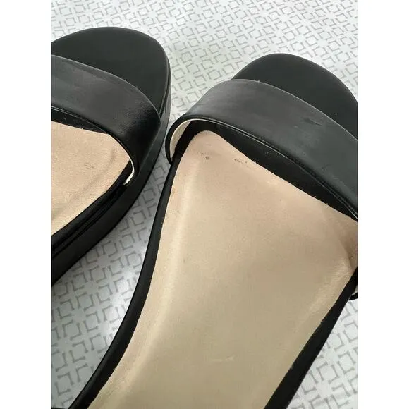 Like New Able Black Larissa Platform Sandals