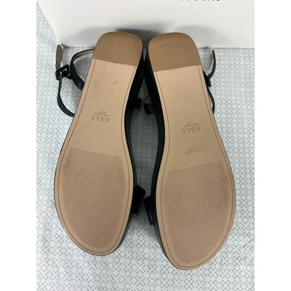 Like New Able Black Larissa Platform Sandals