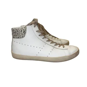 Like new GOLA Nova High Safari White Cheetah High Top Shoes Size 8