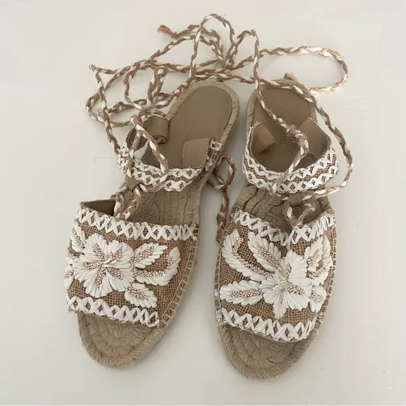Like new Johnny Was X Antik Batik Tori Sandals Espadrilles Size 39 $200