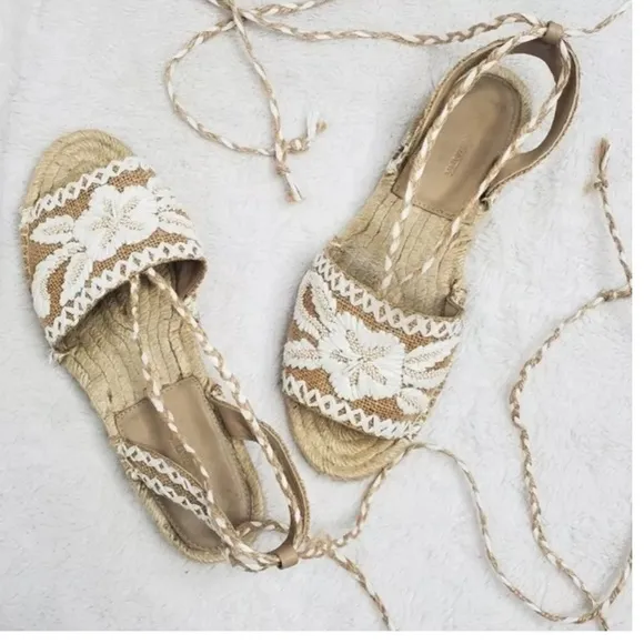 Like new Johnny Was X Antik Batik Tori Sandals Espadrilles Size 39 $200