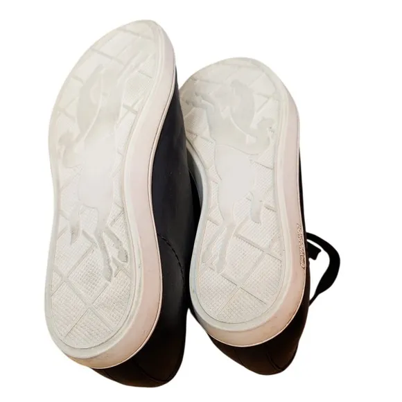 Longchamp Le Pliage Black Leather Sneakers EU 40 US 9.5-10 Designer Shoes rare