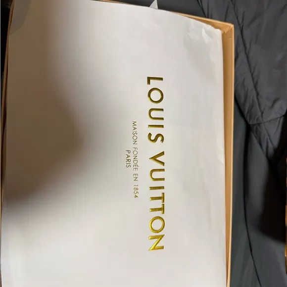 Louis Vuitton Men's Black and White Sneakers
