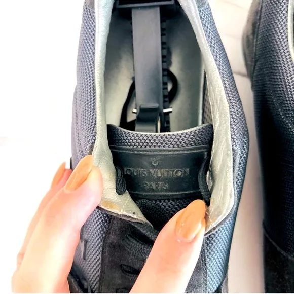 Louis Vuitton Rare Stardust Trainer Sneakers BlackSuede