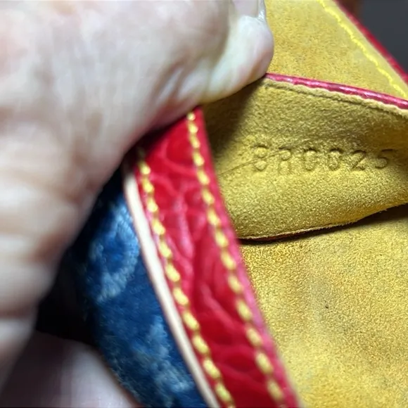 Louis Vuitton Red and Blue Heels
