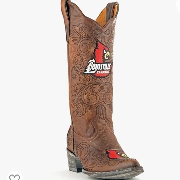 Louisville Game day cowboy boots.