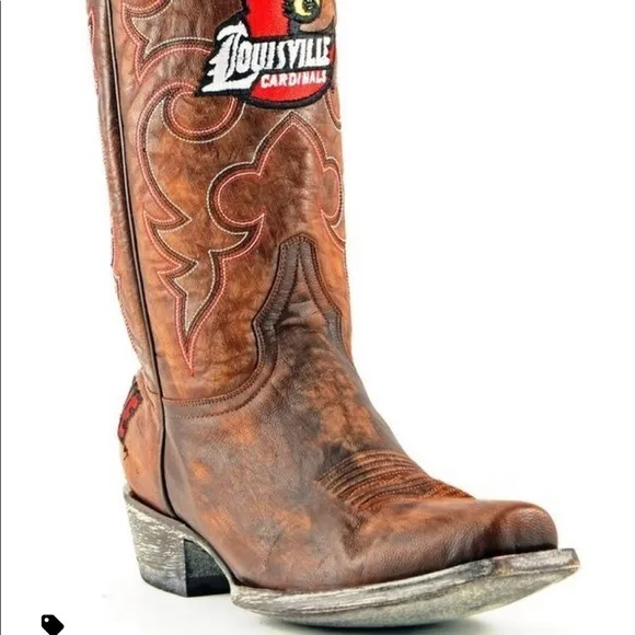 Louisville Game day cowboy boots.