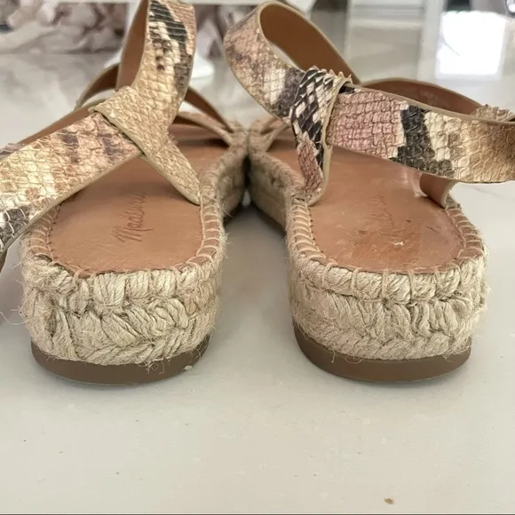 Madewell ‘ Malia’ Leather Espadrilles Sandals