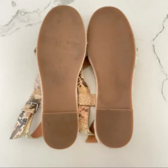 Madewell ‘ Malia’ Leather Espadrilles Sandals