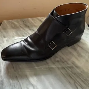 Magnanni Double Monk Strap Boots 10M