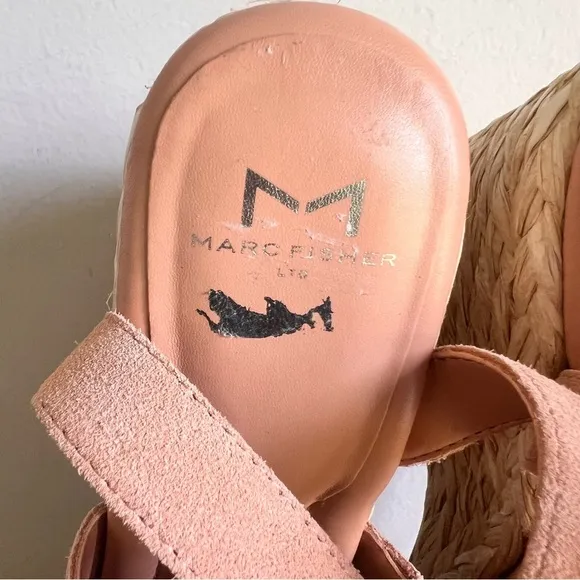 Marc Fisher LTD Nelly Espadrille Wedge Women's Sandal Size 9.5 SKU#241261