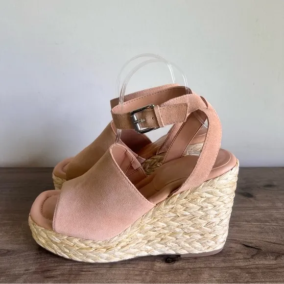 Marc Fisher LTD Nelly Espadrille Wedge Women's Sandal Size 9.5 SKU#241261