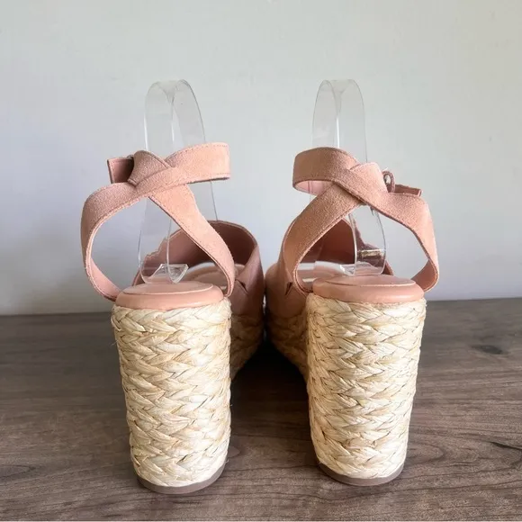 Marc Fisher LTD Nelly Espadrille Wedge Women's Sandal Size 9.5 SKU#241261